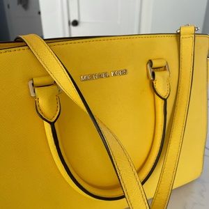 Michael Kors Saffiano Sun Satchel